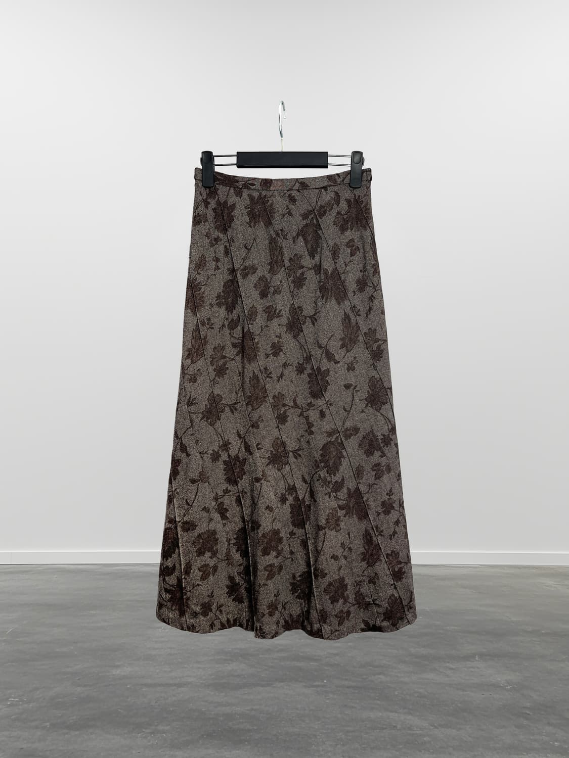 빈티지 패턴 롱 스커트  상품이미지1