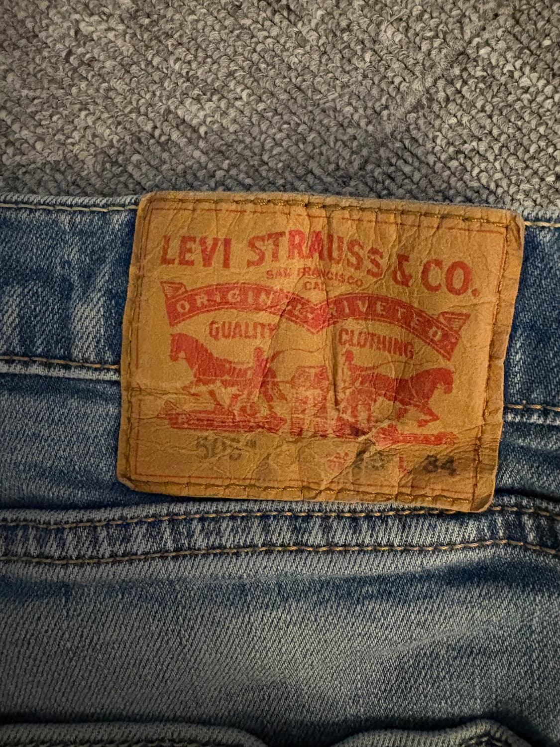 [W36 L34] 리바이스505 데님팬츠/5 상품이미지4