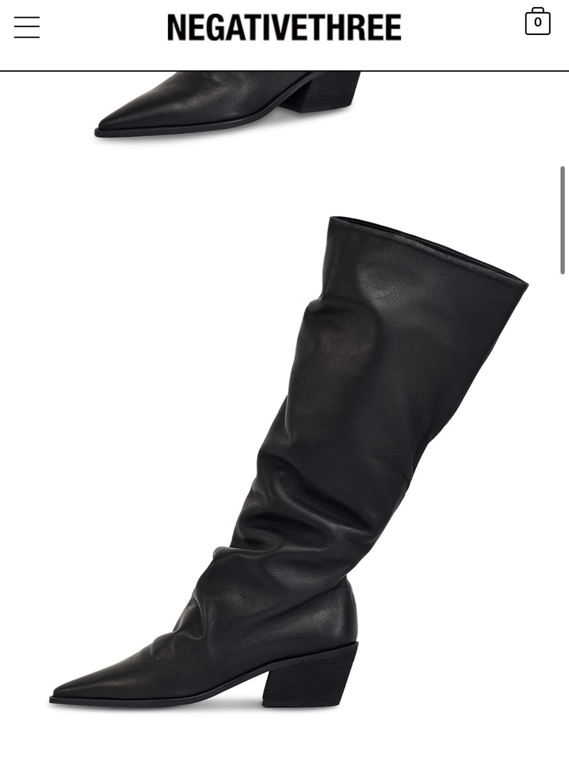 negativethree Sheep leather Kimera long 상품이미지3