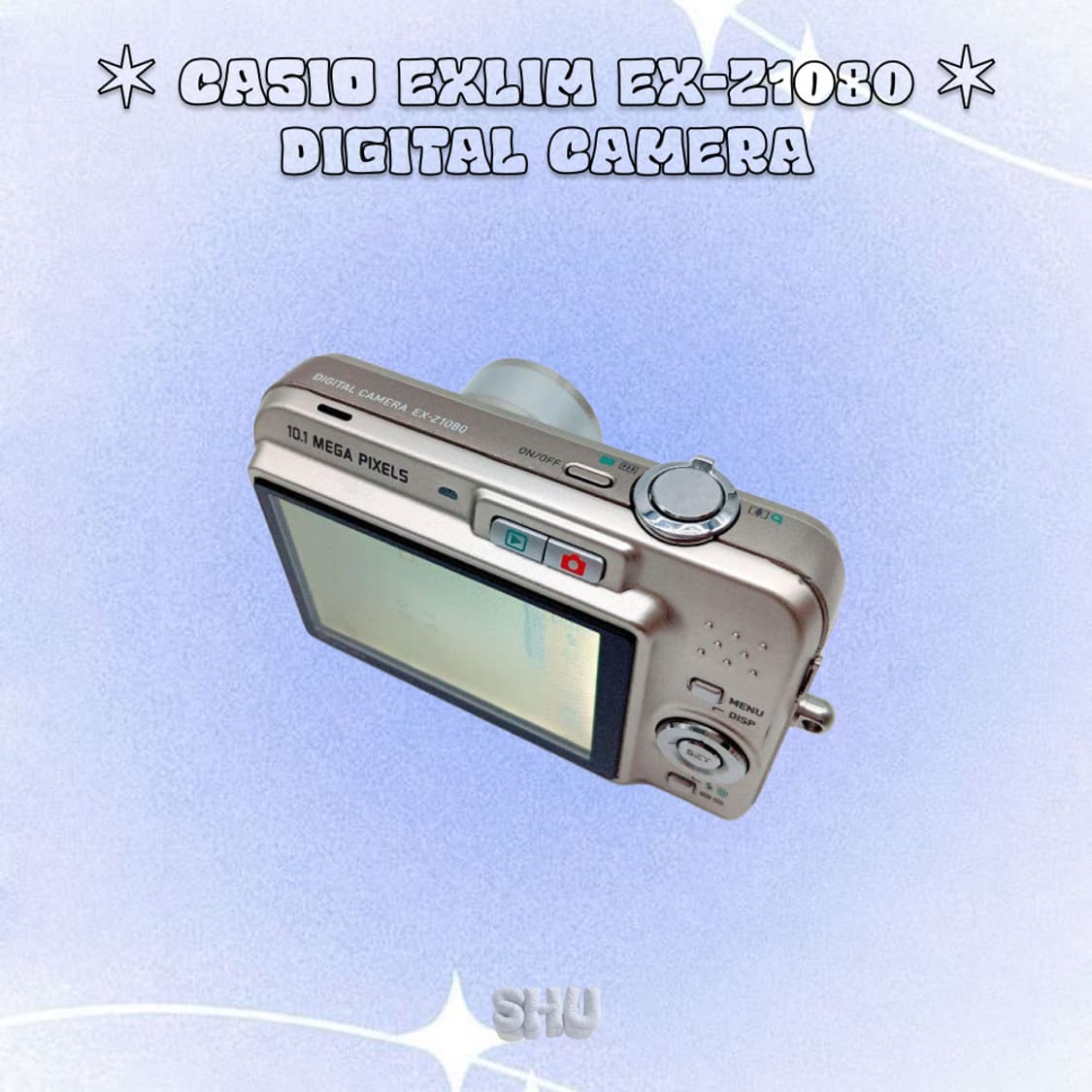 카시오 엑슬림 EX-Z1080 빈티지 카메라 디카 골드 상품이미지8