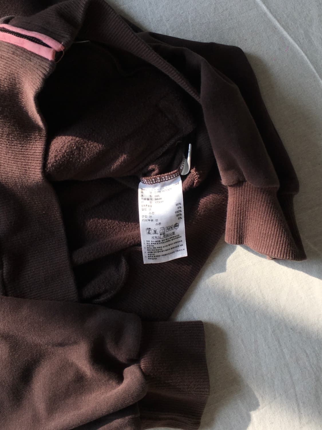 아디다스 가슴로고 후드집업 상품이미지5