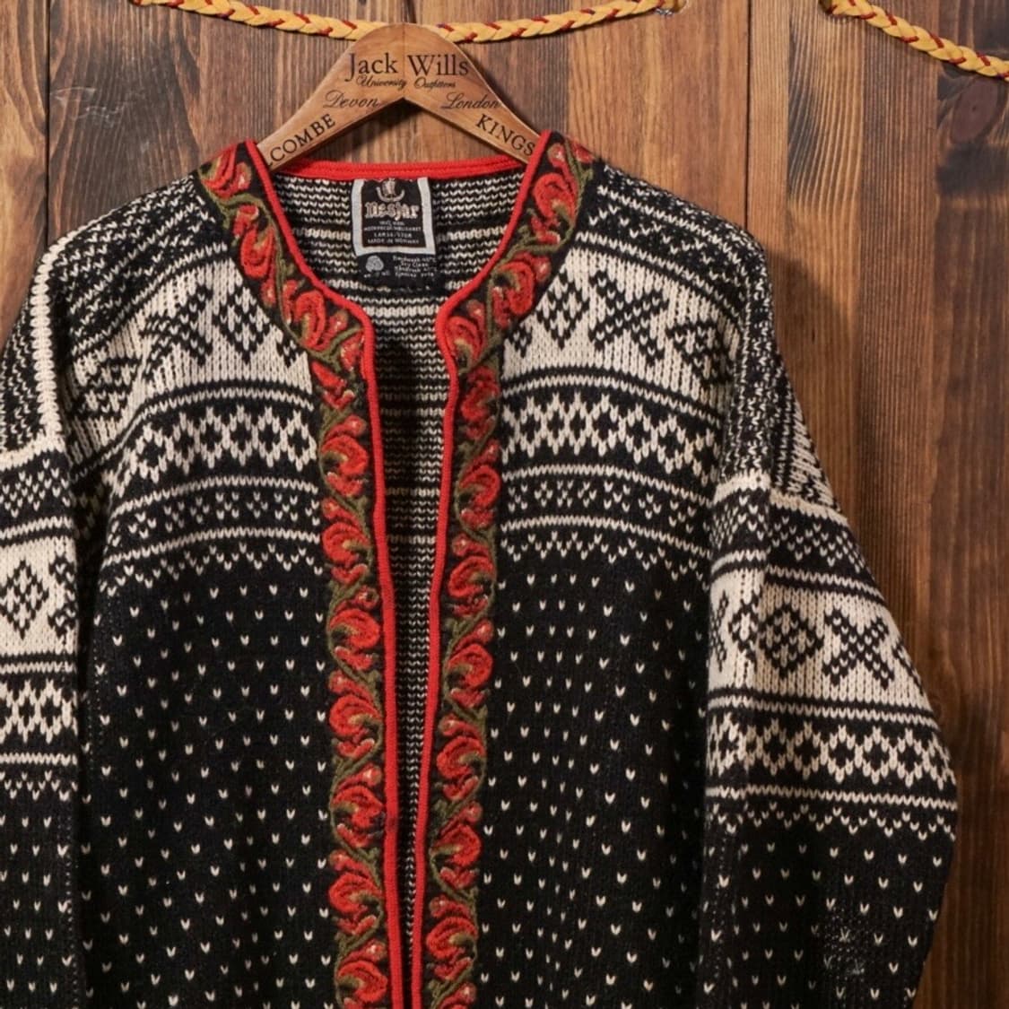 노르웨이 빈티지 핸드메이드 가디건 상품이미지1