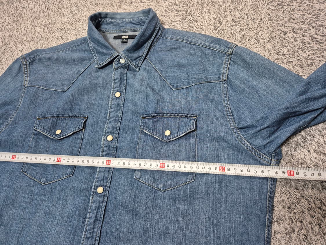 유니클로 남성 데님셔츠 XL 상품이미지9