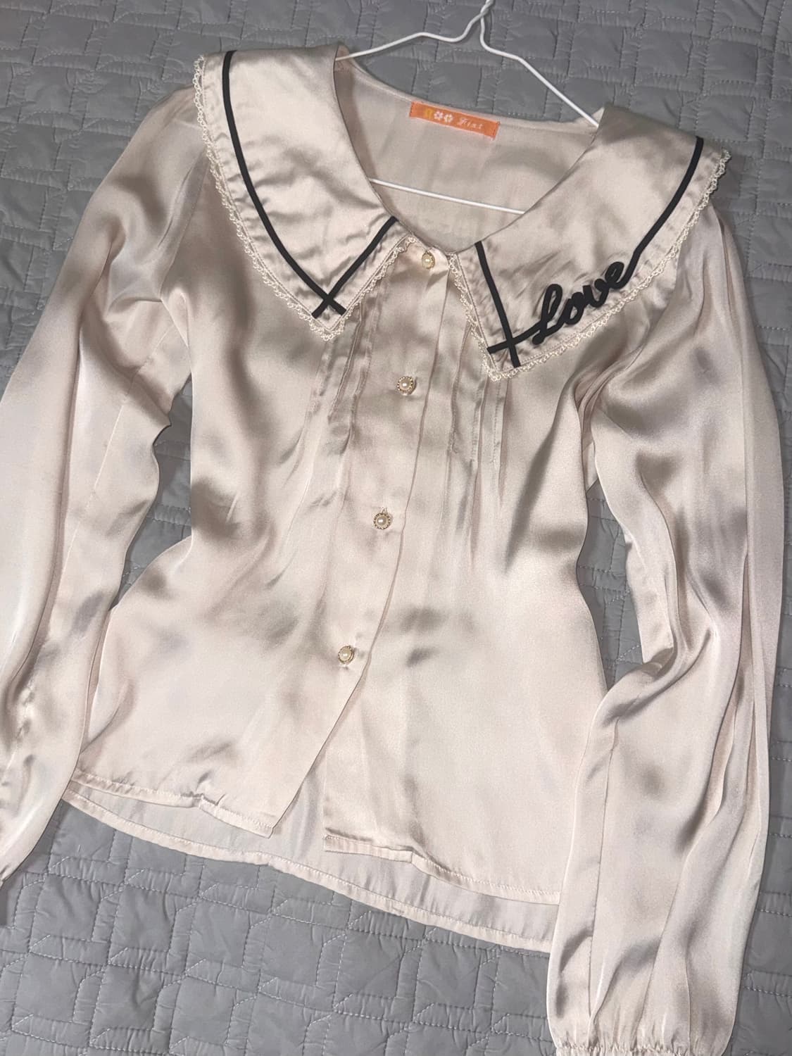 블라우스 라떼갸루 히메갸루 로맨틱갸루 로걀 상품이미지1