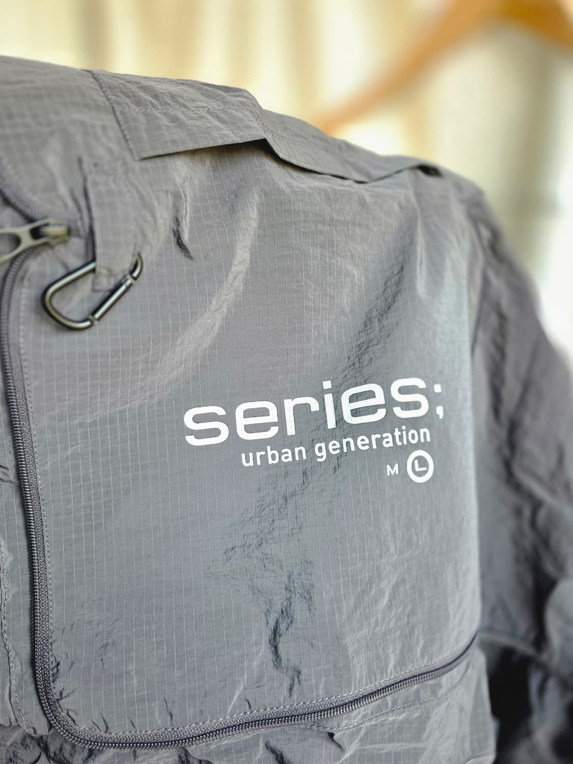 공용)시리즈 립스탑 패커블 후드 바람막이 L 상품이미지5