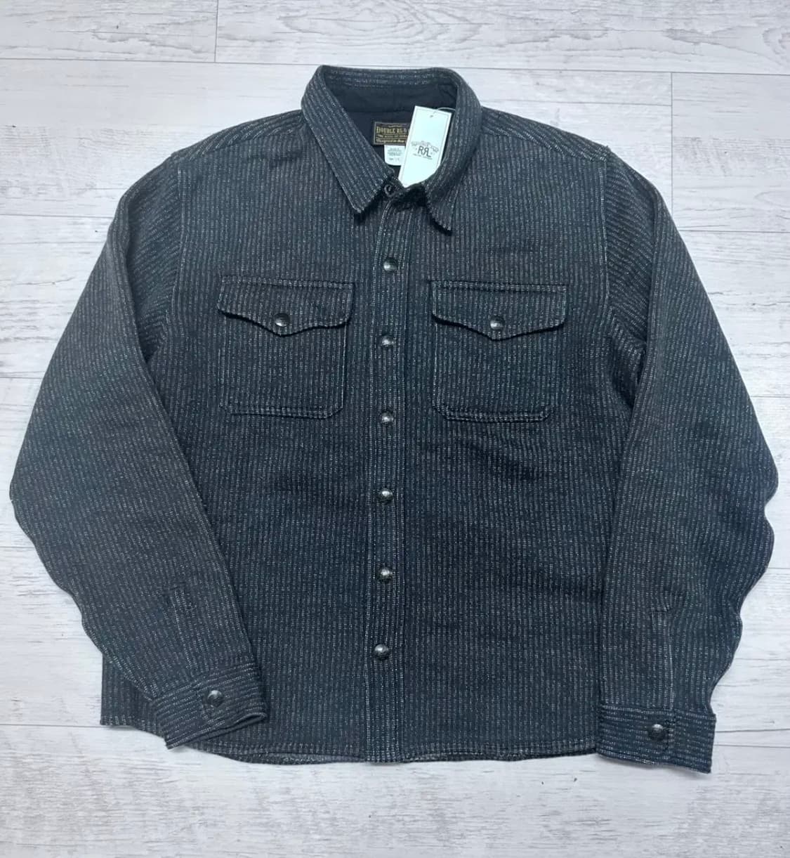 RRL 자카드 플리스 오버셔츠 L 새상품 상품이미지1