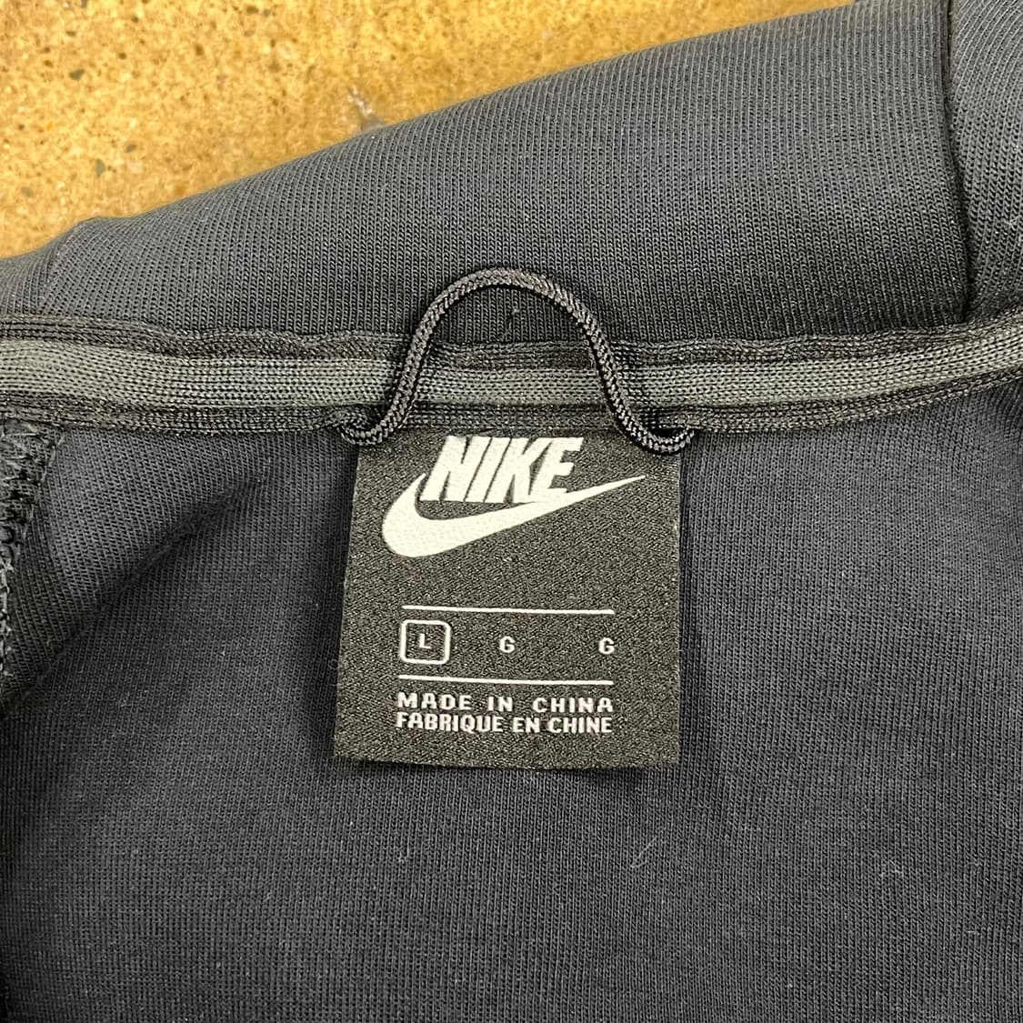 [정품/L] 나이키 테크 플리스 후드집업 블랙 b19 상품이미지5