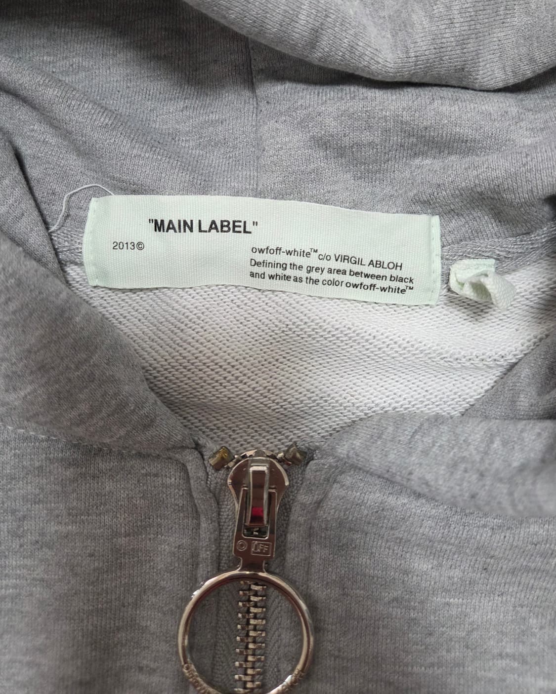 오프화이트 애로우 프린트 후드집업  상품이미지5