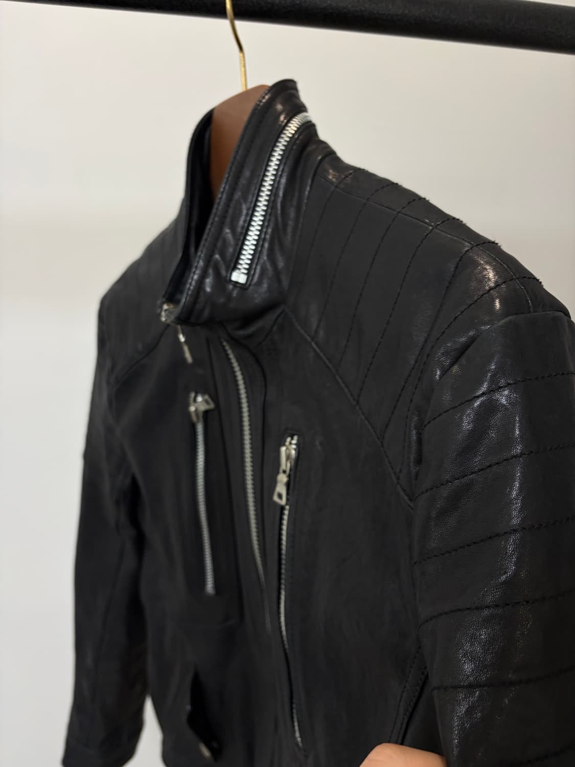 (XL) Guess 게스 양가죽 바이커 자켓 상품이미지2