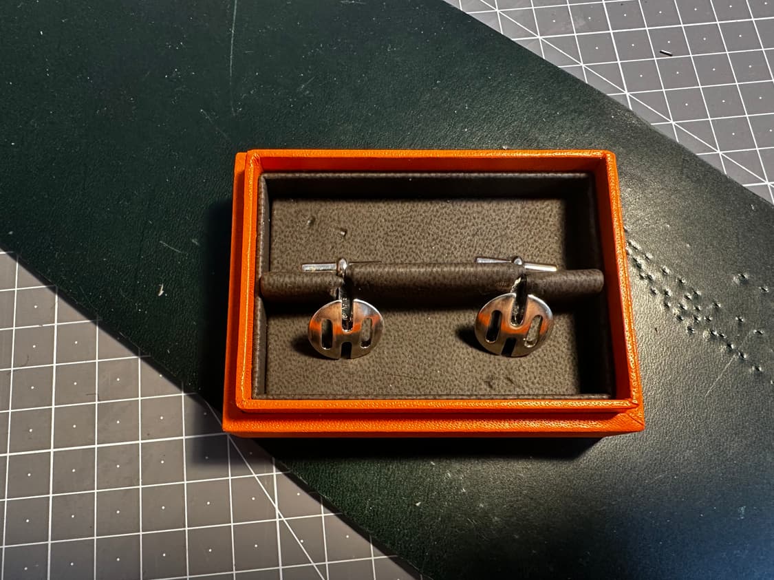 에르메스 925 실버 커프스  상품이미지3