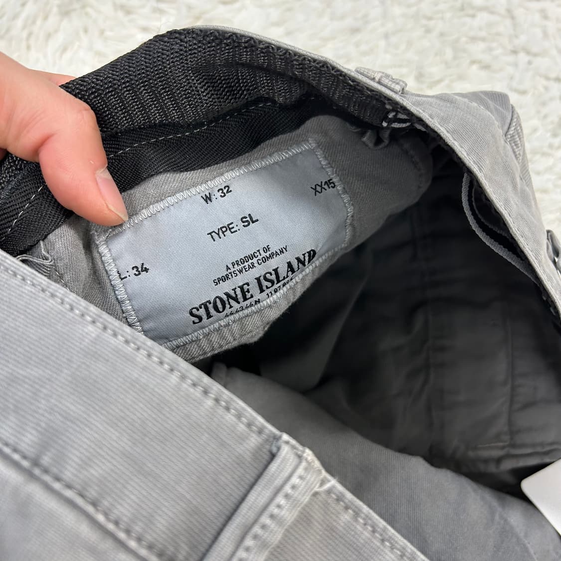 Stone Island Grey Cargo Pants 상품이미지6