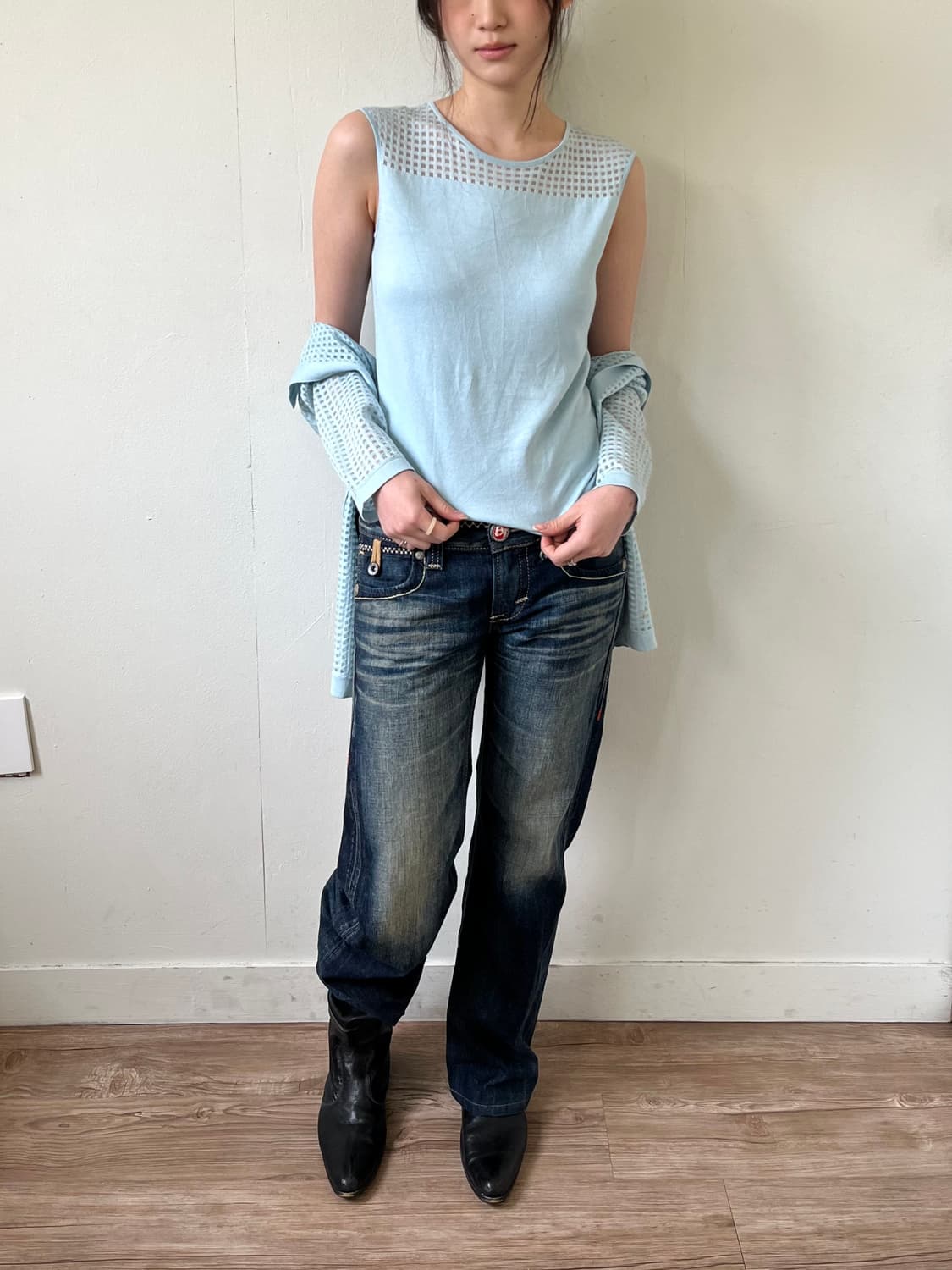 DoCLASSE 스카이 블루 베스트 상품이미지3