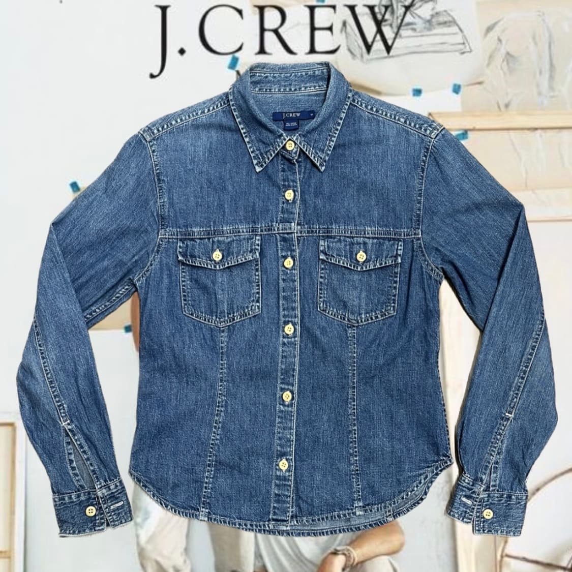 J.CREW denim shirt 상품이미지1