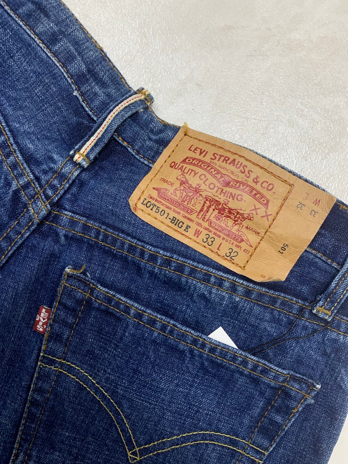 리바이스 501 빅 E 데님 팬츠 #686 상품이미지10