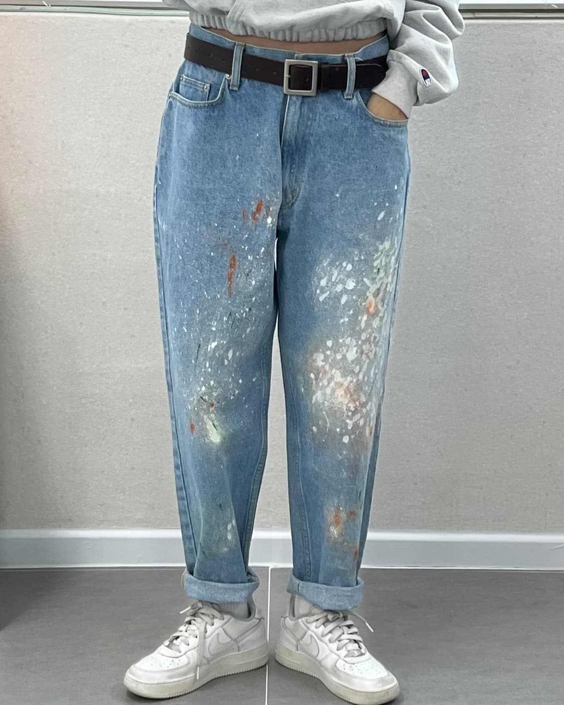 (허단41)BEAMS HEART 커스텀 데님-M1743 상품이미지1