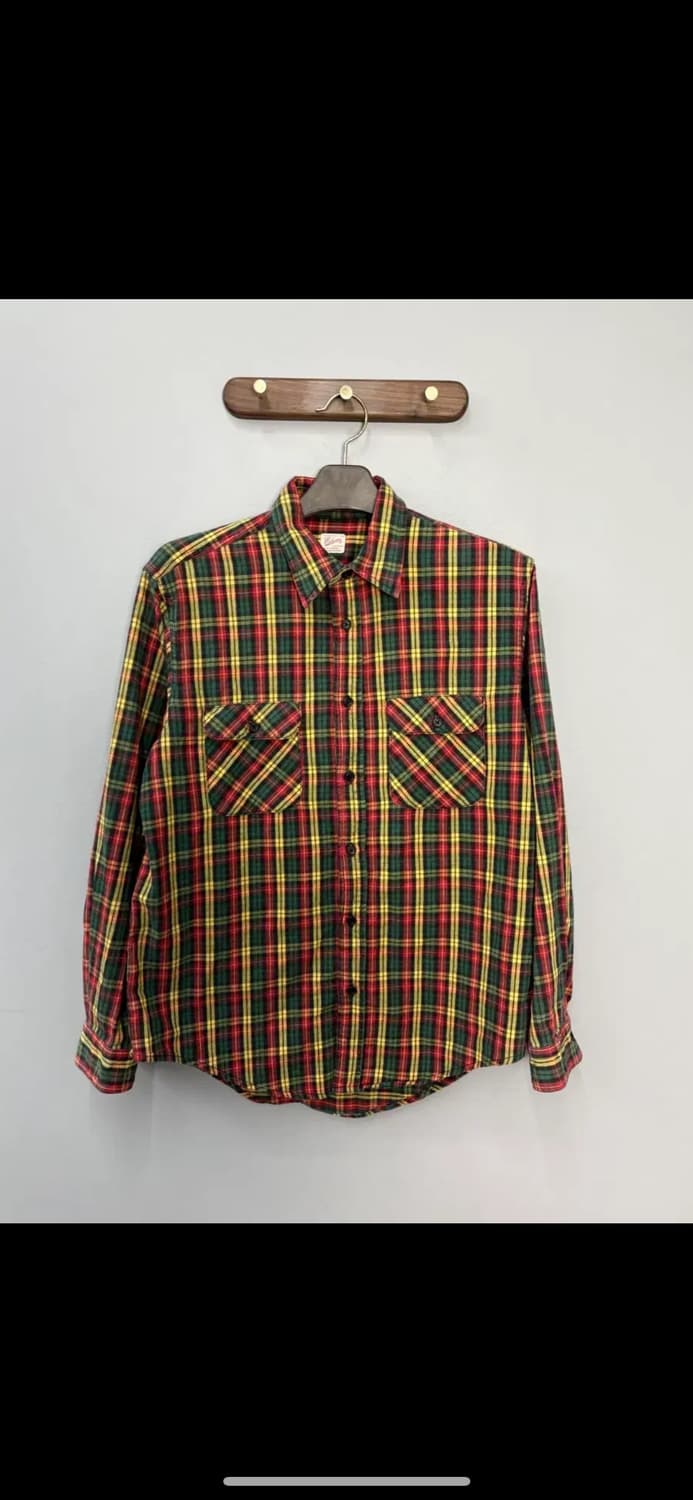 에드윈 포켓 플란넬 체크셔츠 H2410 상품이미지2