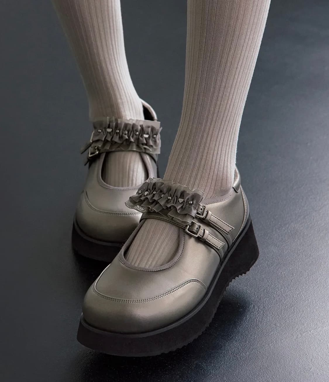 스탠드오일 플랫폼 메리제인 실버 상품이미지1