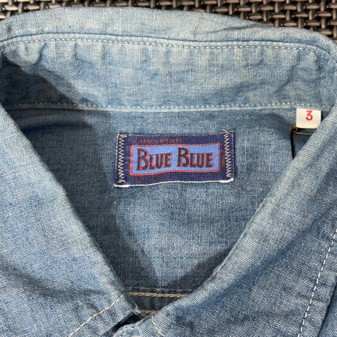 BLUEBLUE 하프셔츠(L) 상품이미지6