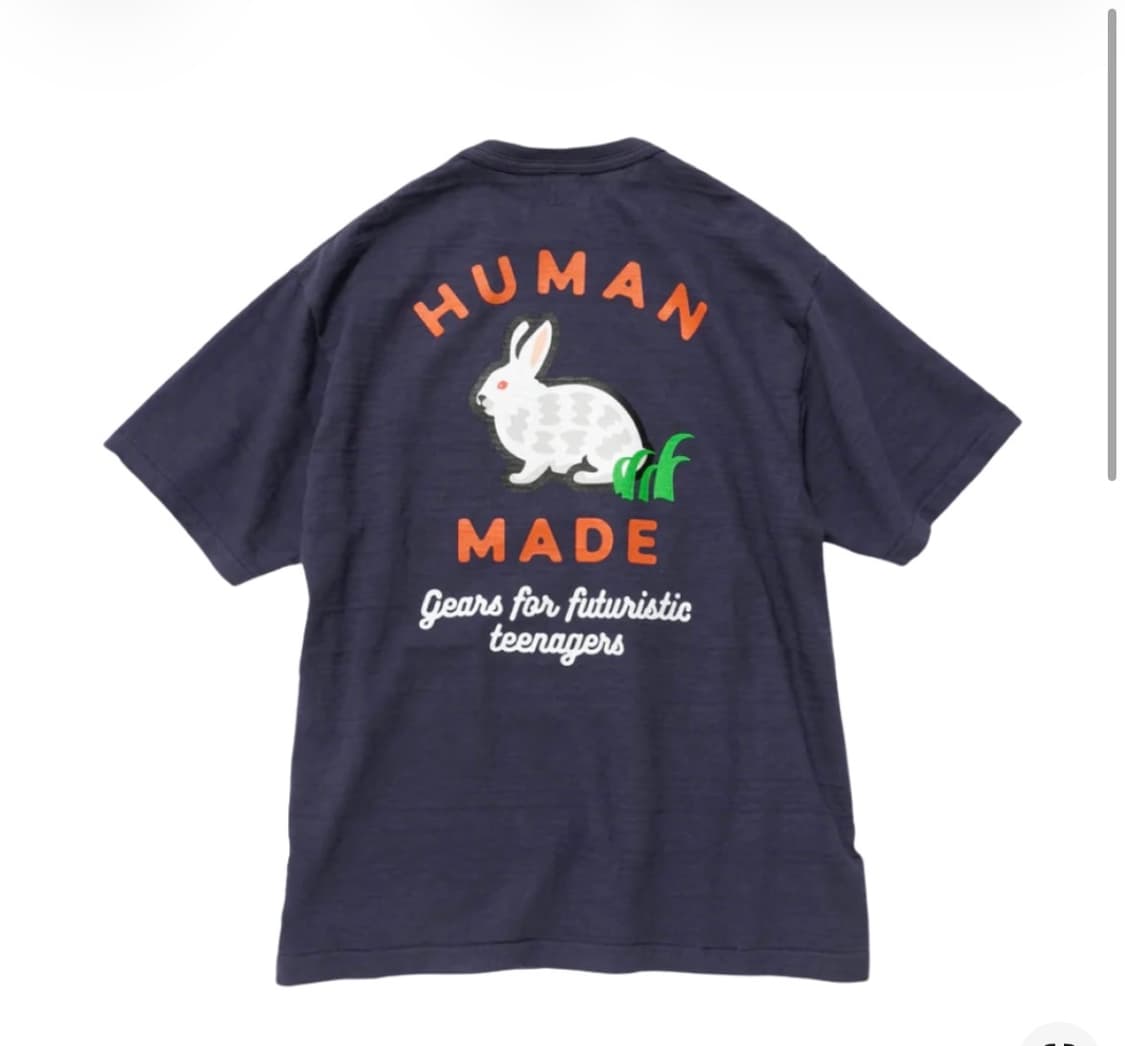 2XL) 휴먼 메이드 포켓 티셔츠 #2 네이비 상품이미지1