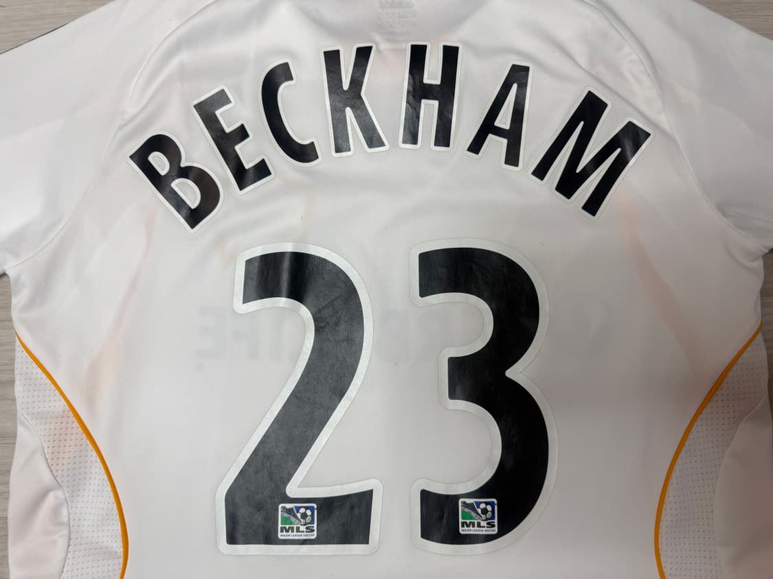 [S] 아디다스 LA갤럭시 07-08 홈 베컴 마킹 유니폼 상품이미지6