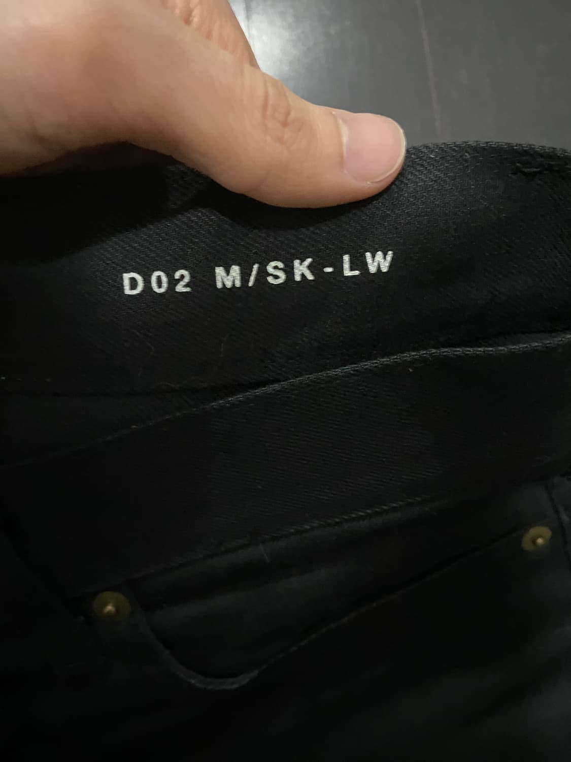 생로랑 2015 D02 무릎디스진 32사이즈 상품이미지5