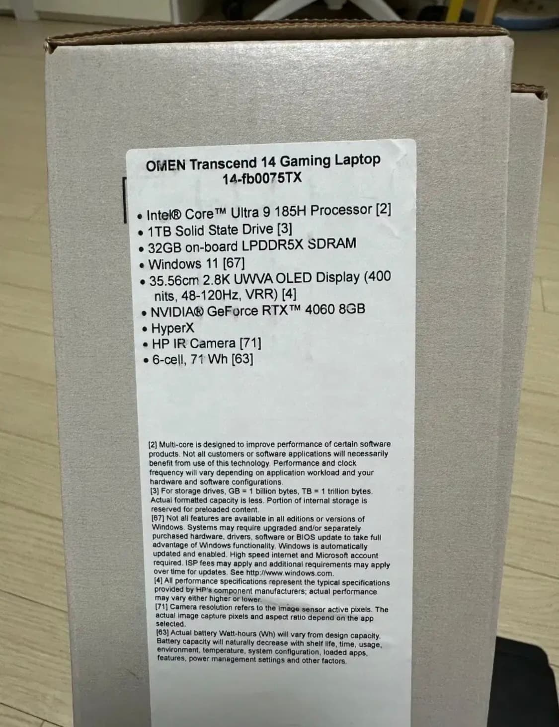 HP 오멘 슬림14 경량게이밍노트북 상품이미지7