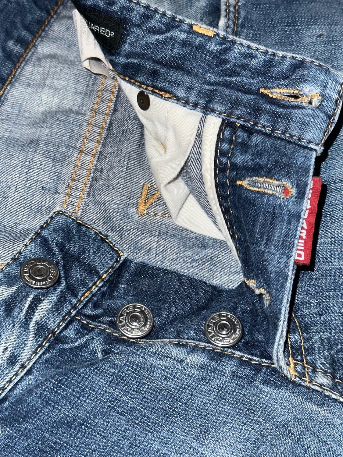DSQUARED2 디스퀘어드2 페인팅 슬림핏 진 상품이미지3