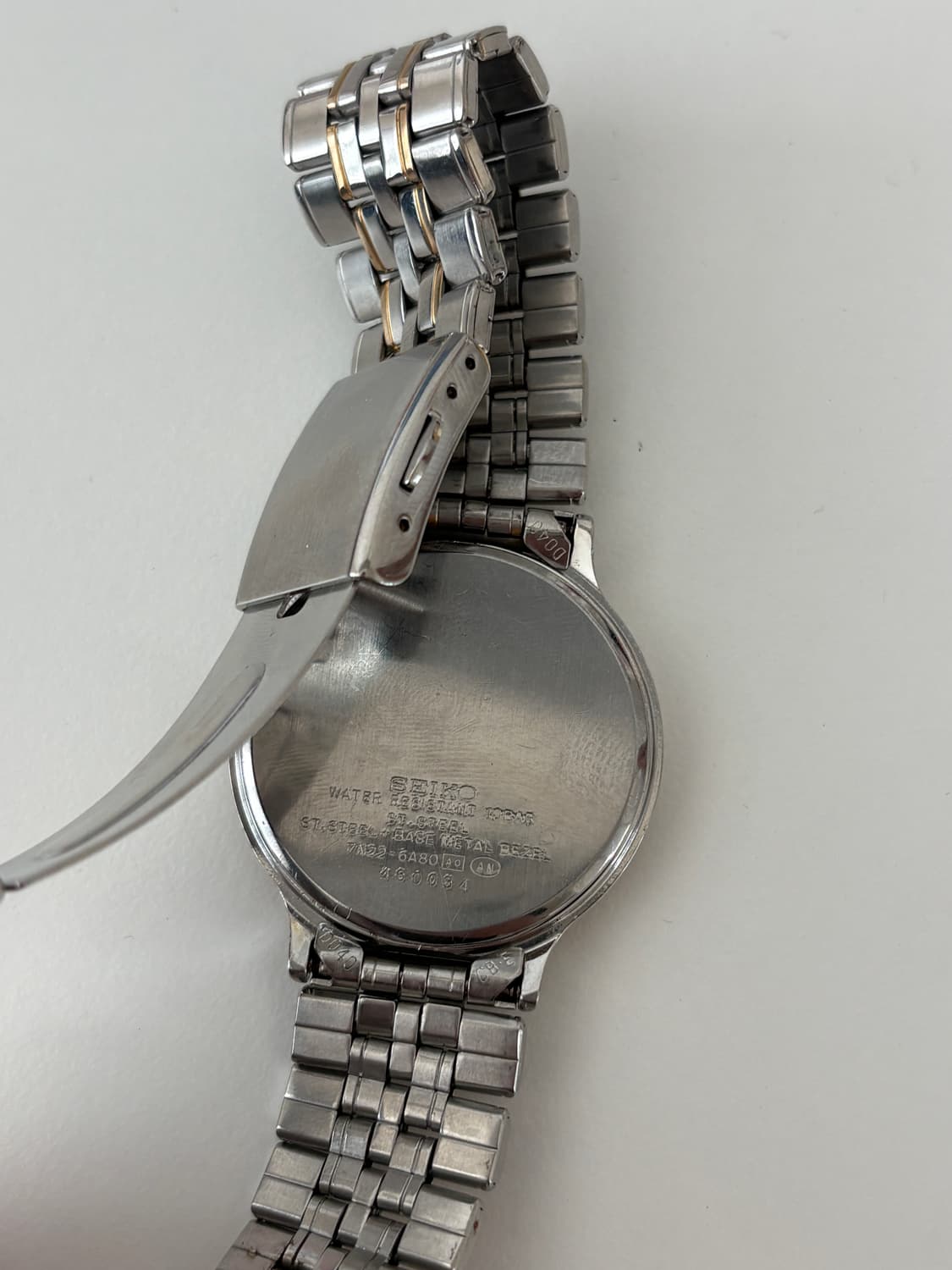 Seiko 90s spirit white dial combi quartz 상품이미지5