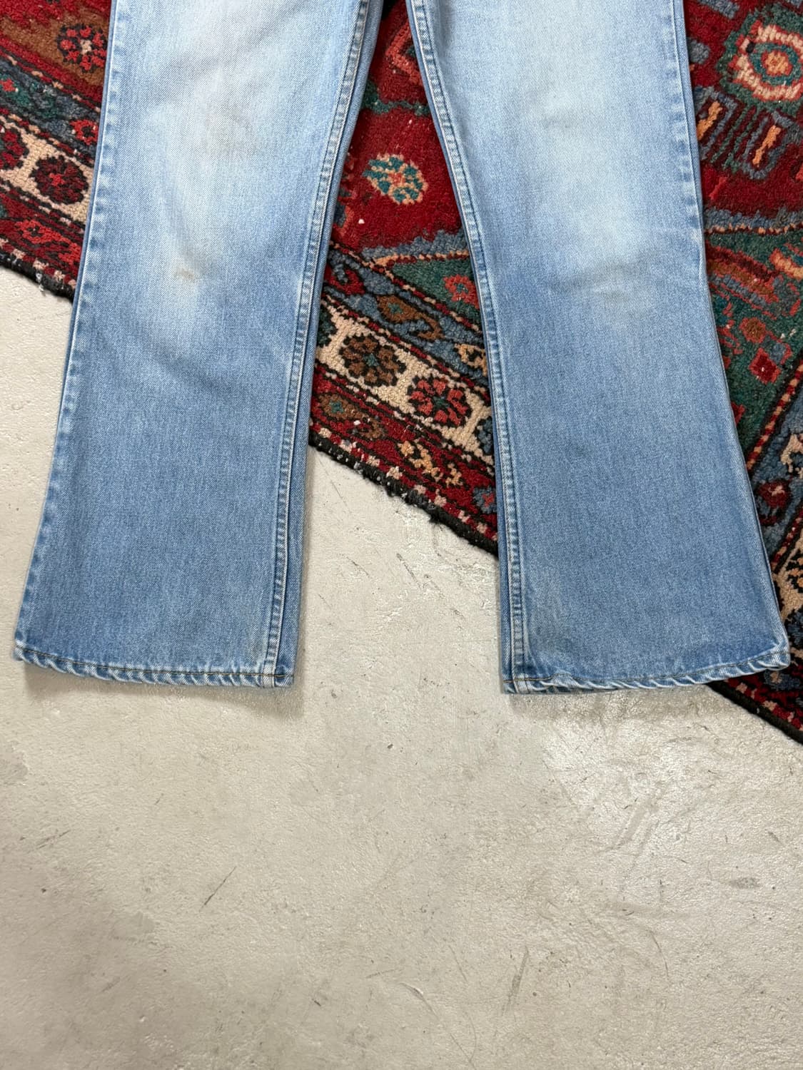 70's USA Made 빈티지 리바이스 646 벨바텀 부츠컷 오렌지탭 상품이미지7