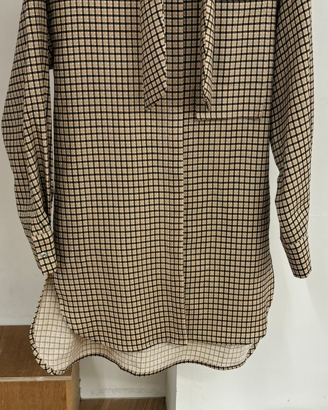 더 일마 체크 패턴 루즈핏 셔츠 상품이미지5