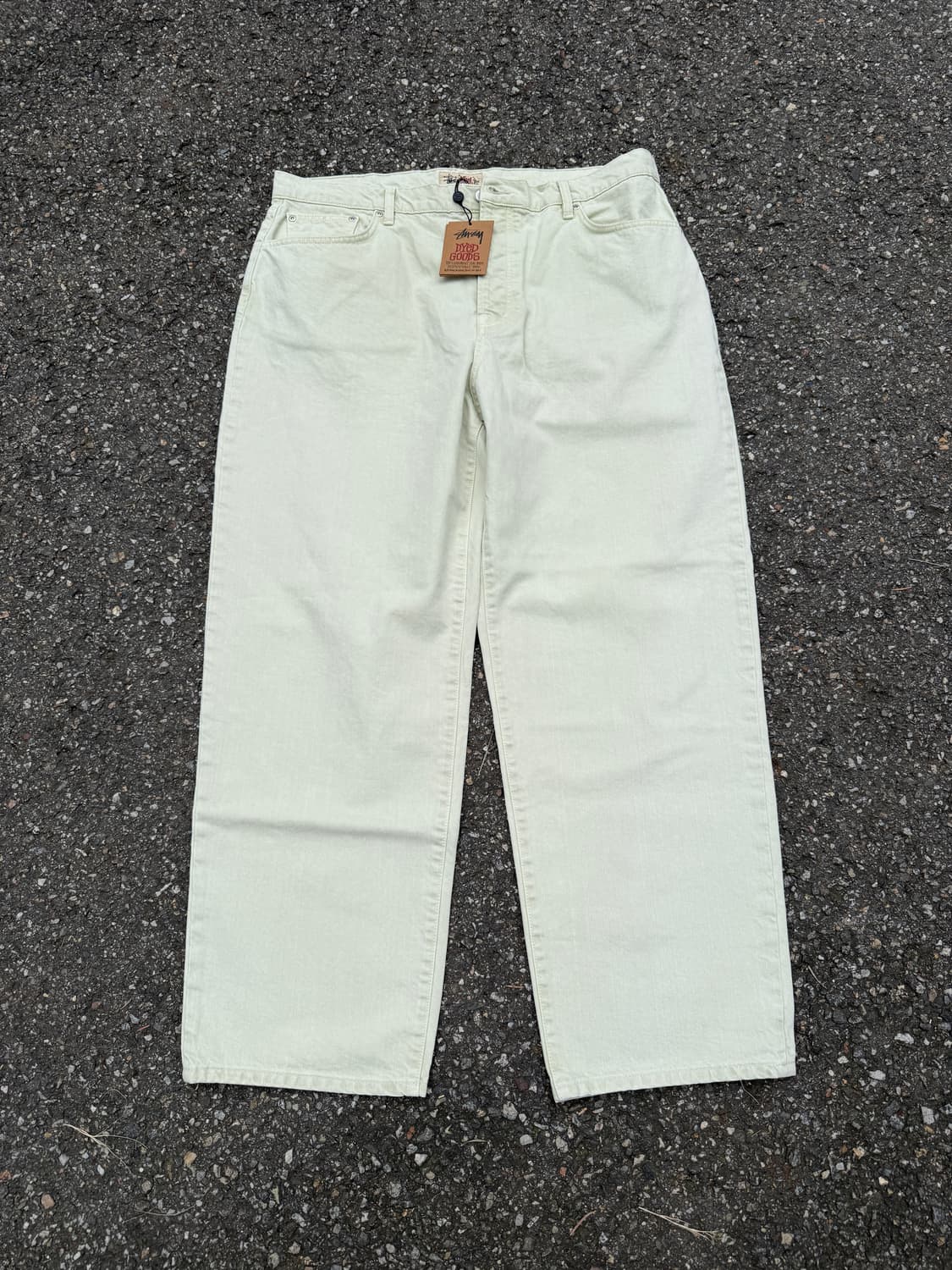 Stussy Big 'Ol Jeans In Cream 스투시 팬츠 상품이미지1