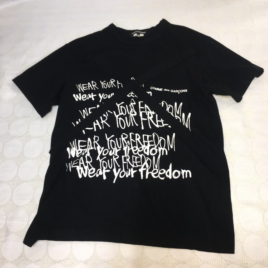 comme des garçons 펑크 반팔티셔츠 상품이미지2