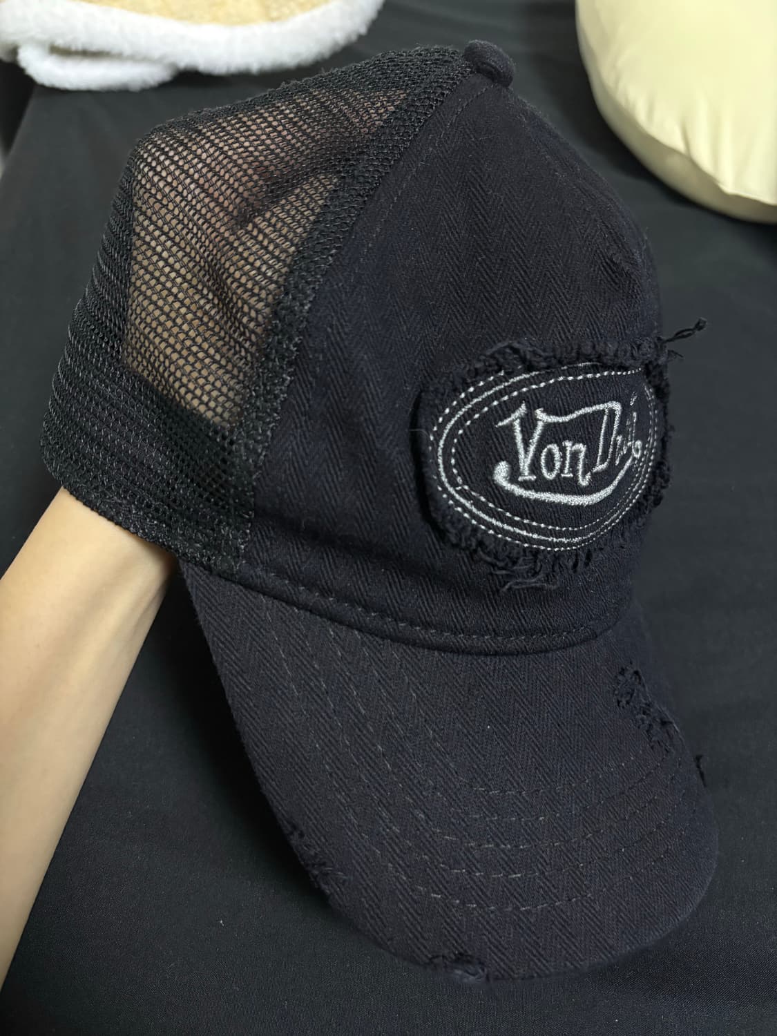 본더치 블랙 메쉬 빈티지 볼캡 상품이미지2