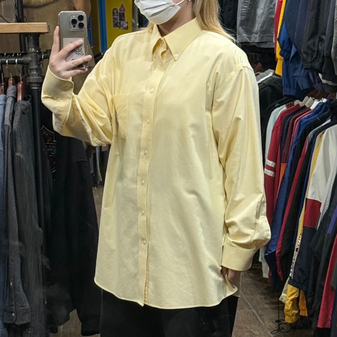 [HI] 칼하트 긴팔셔츠 옐로우  상품이미지4