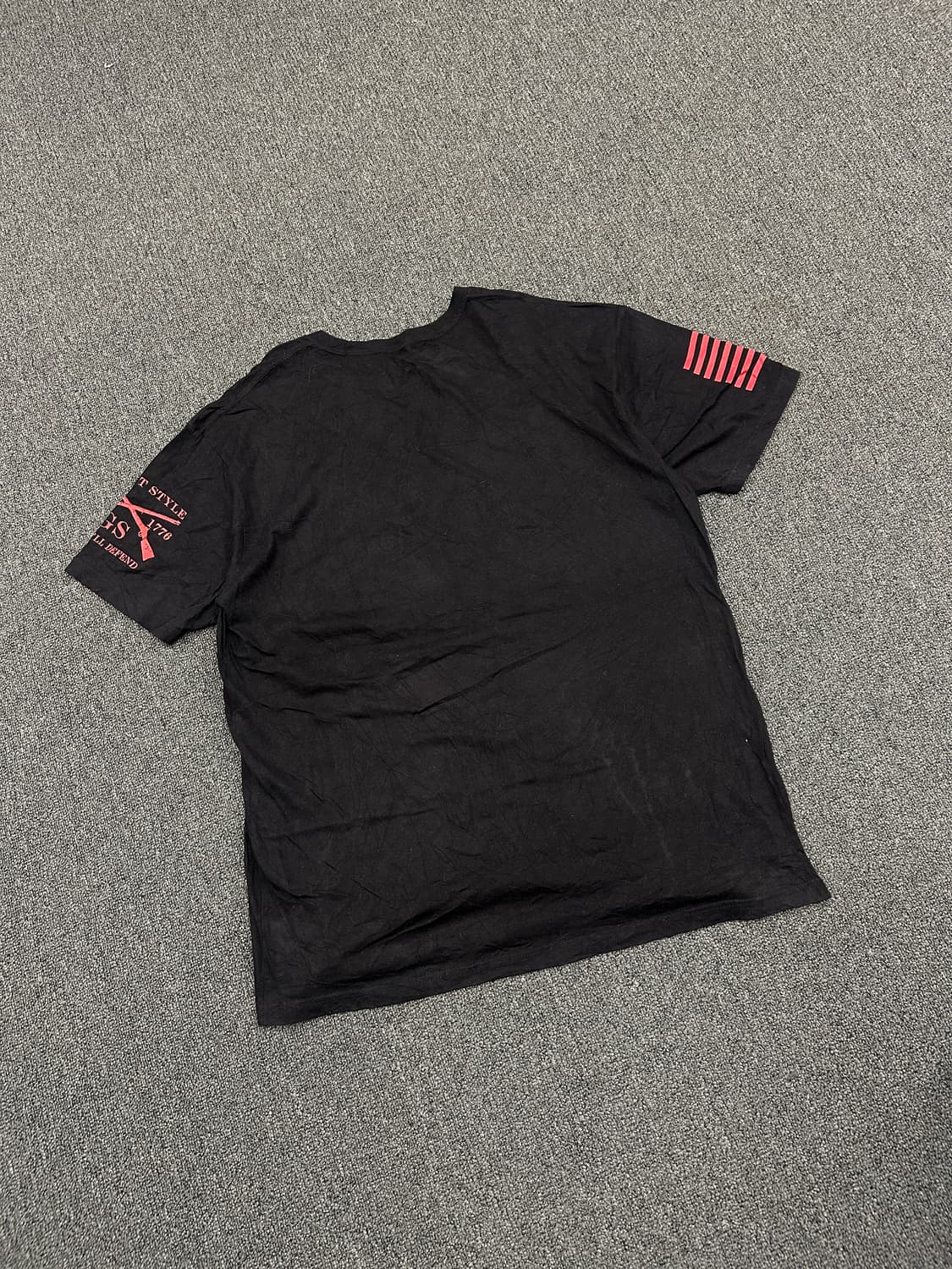 XL) GRUNT STYLE 스컬 프린팅 블랙 반팔티셔츠 상품이미지2