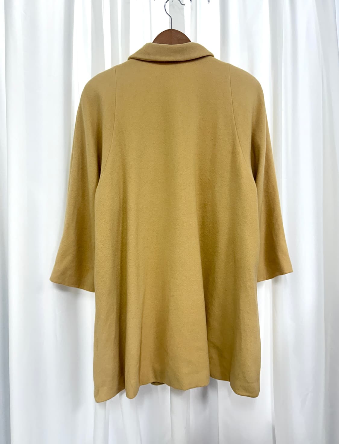 Wool midi  coat (yellow) 상품이미지3