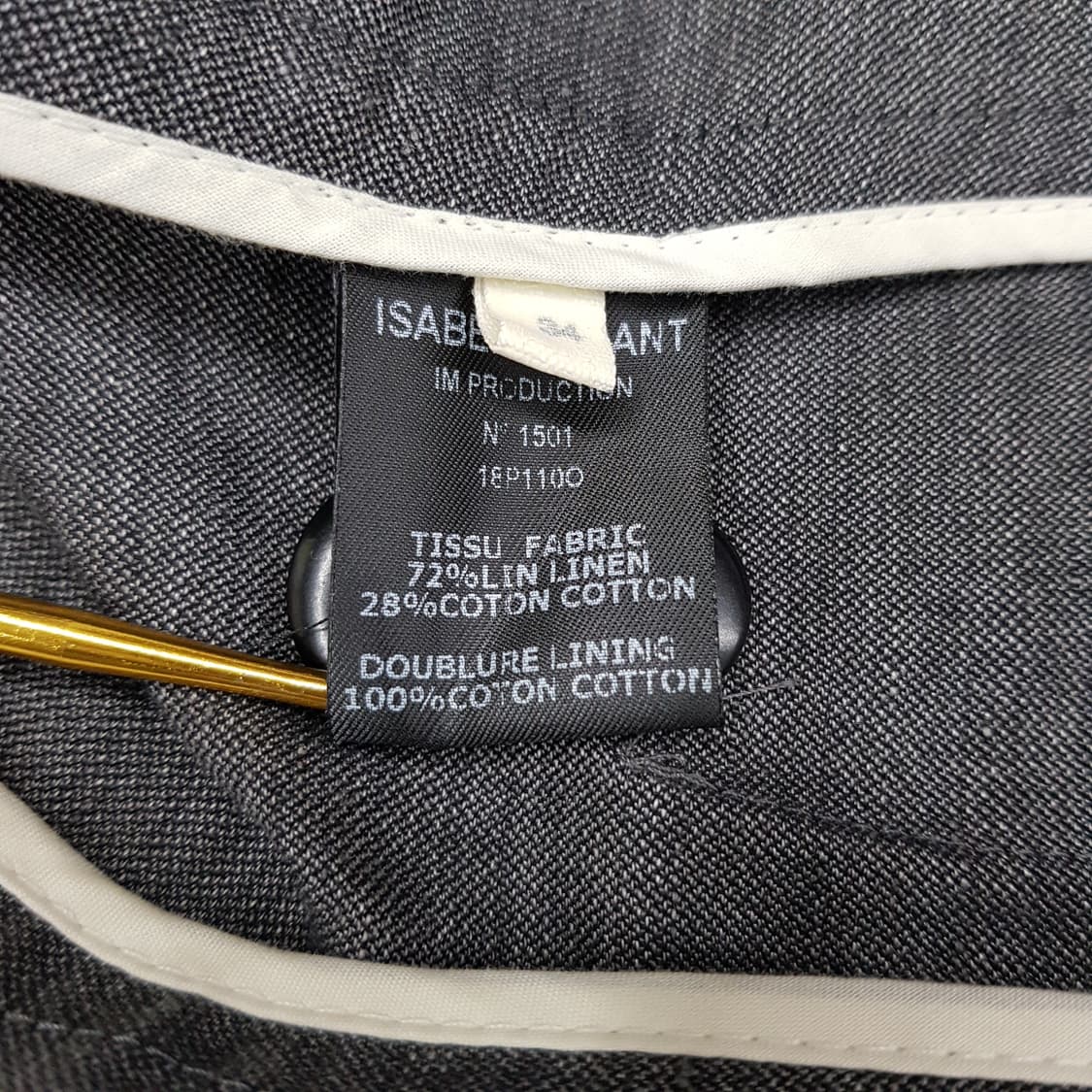 이자벨마랑 린넨 블렌드 오버핏 자켓 34사이즈 상품이미지7