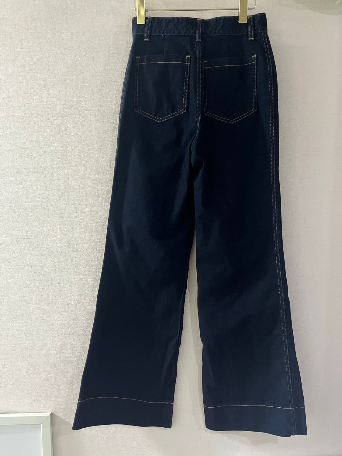 더로랑 THELAURENT INDIGO wide denim(S,오리지널) 상품이미지8
