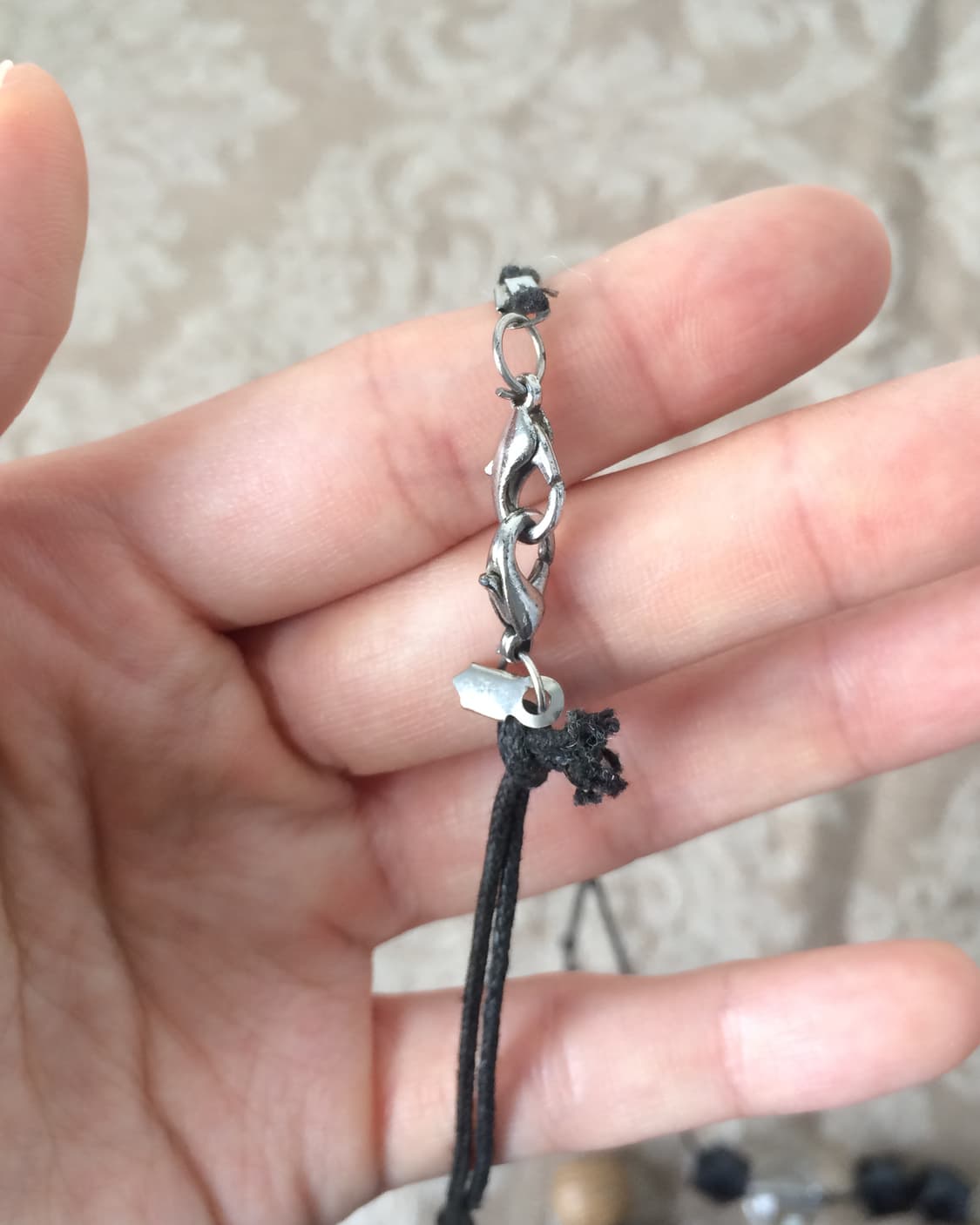wood beads layer necklace 상품이미지6