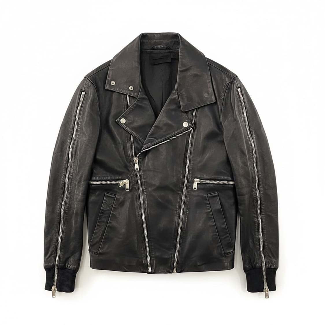 Diesel Black Gold 가죽 라이더 자켓 44 상품이미지1