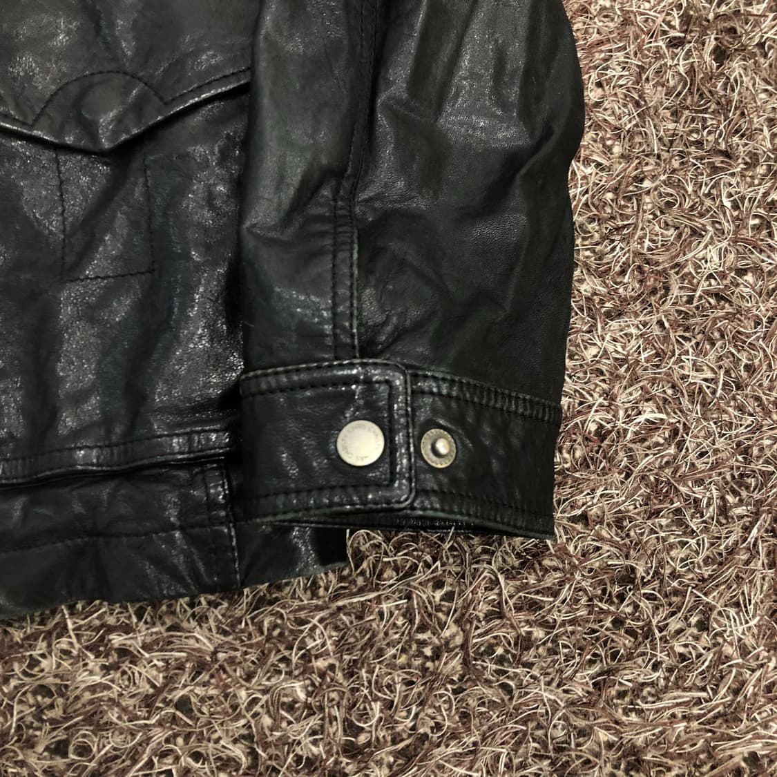 크리스크리스티 양가죽 쿼드포켓 레더 가죽 자켓 상품이미지3