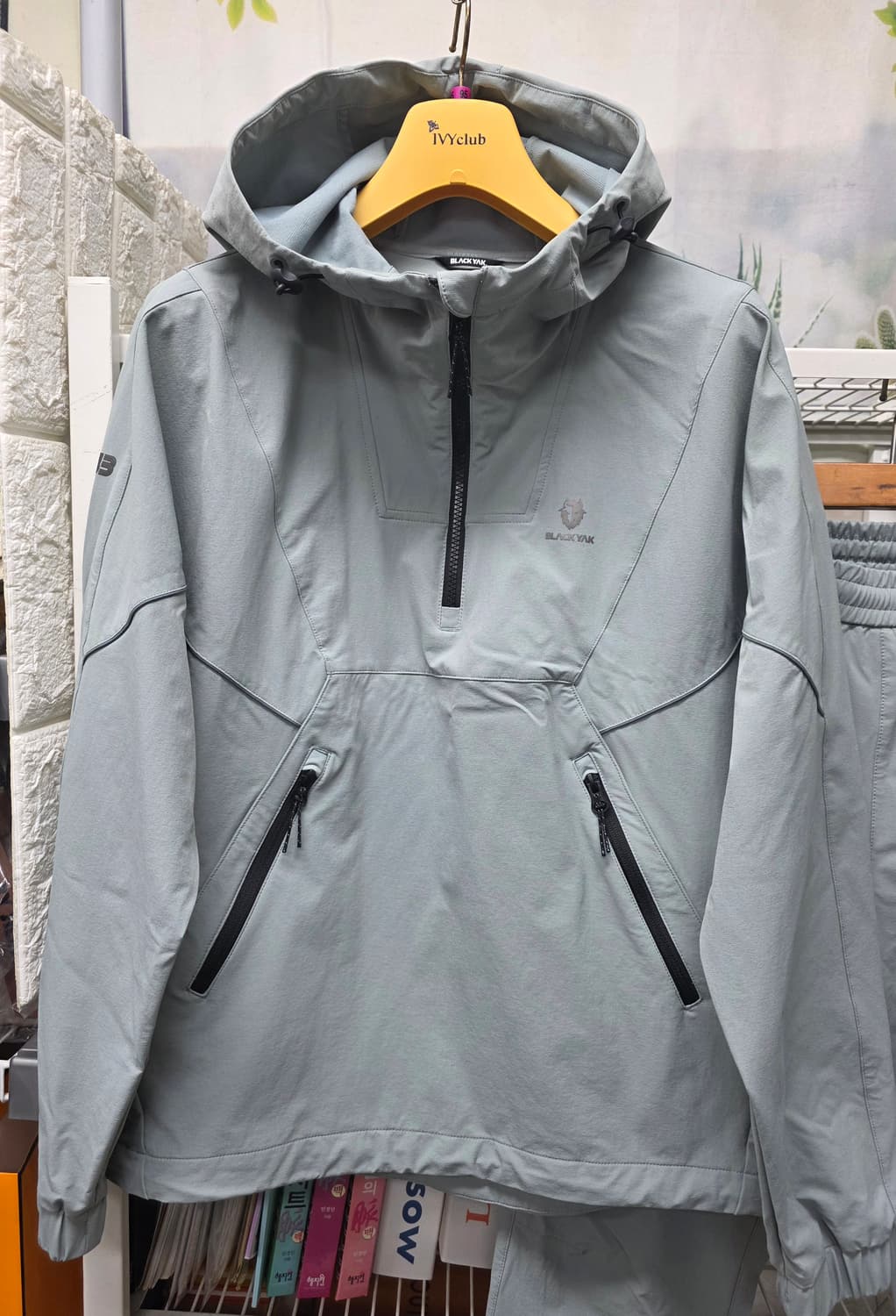 블랙야크 남성 아노락 바람막이 95 밴딩 조거팬츠 상하의세트 MM59 상품이미지2