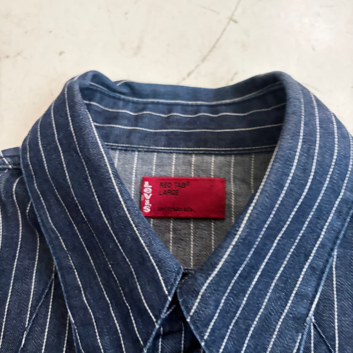 리바이스 레드탭 빈티지 와바시 웨스턴 셔츠 L 상품이미지6
