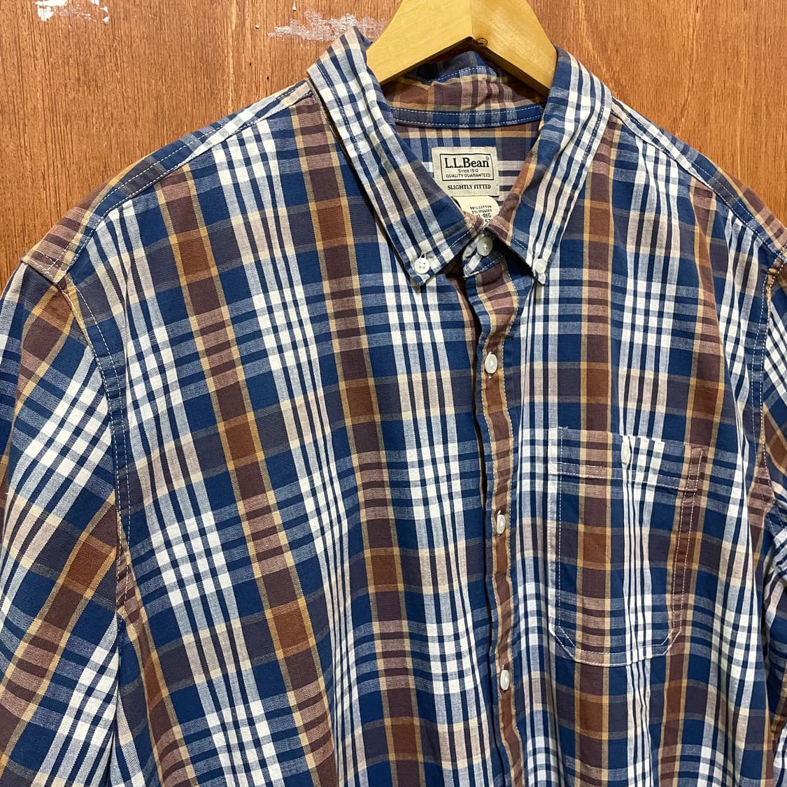  (XL) L.L.Bean 엘엘빈 체크 포켓 셔츠    상품이미지8