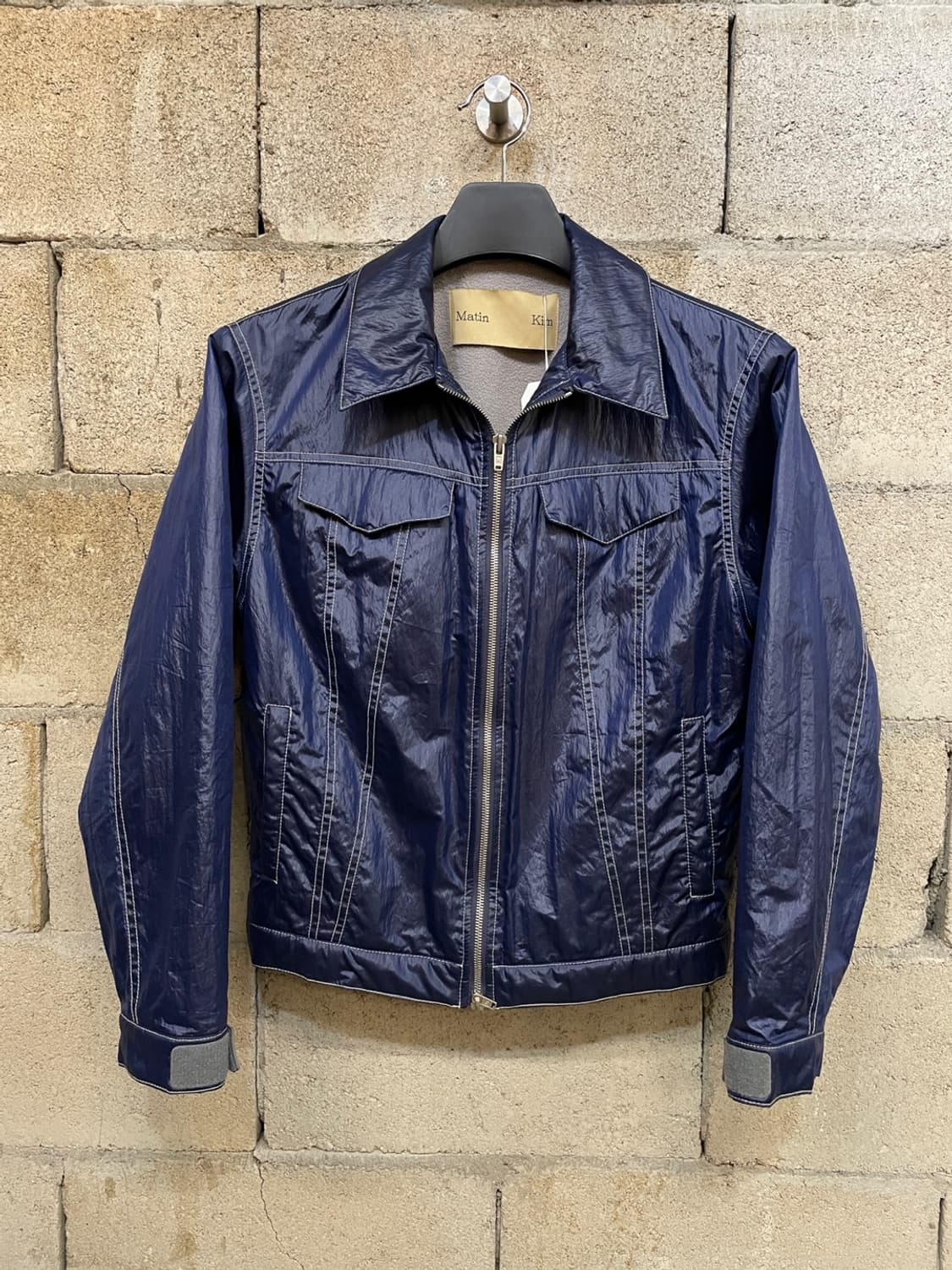 마뗑킴 스티치 디테일 트러커 자켓 상품이미지1