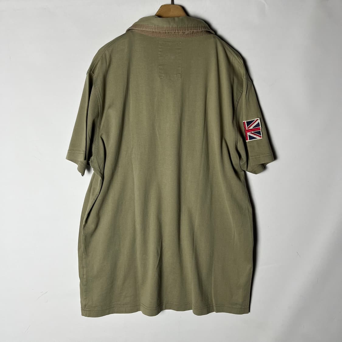 [Baracuta] 바라쿠타 하프집업 카라 반팔티셔츠 상품이미지2