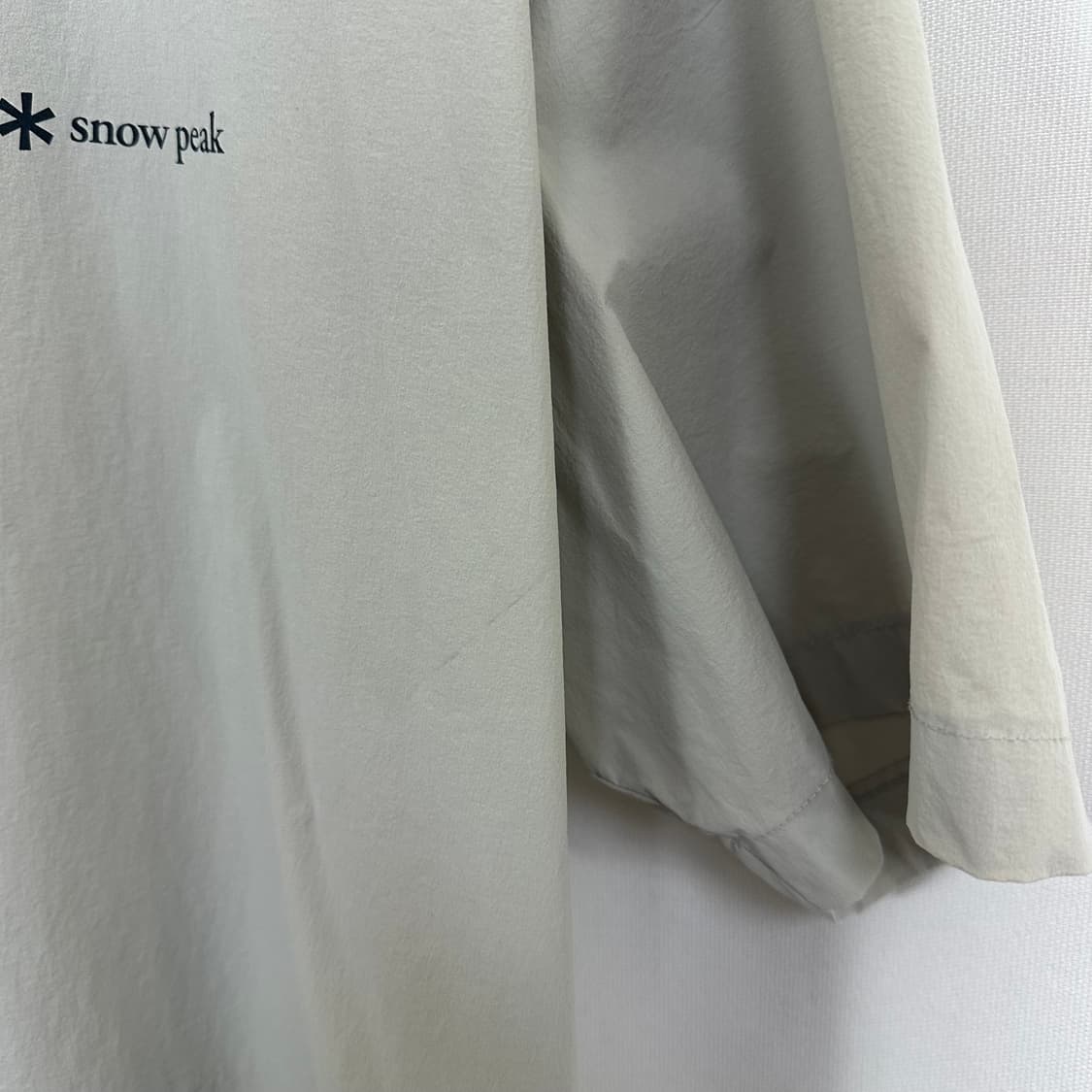 스노우피크 남자 얇은 스판 반팔티 빅사이즈 110   택사이즈 110 총 상품이미지3