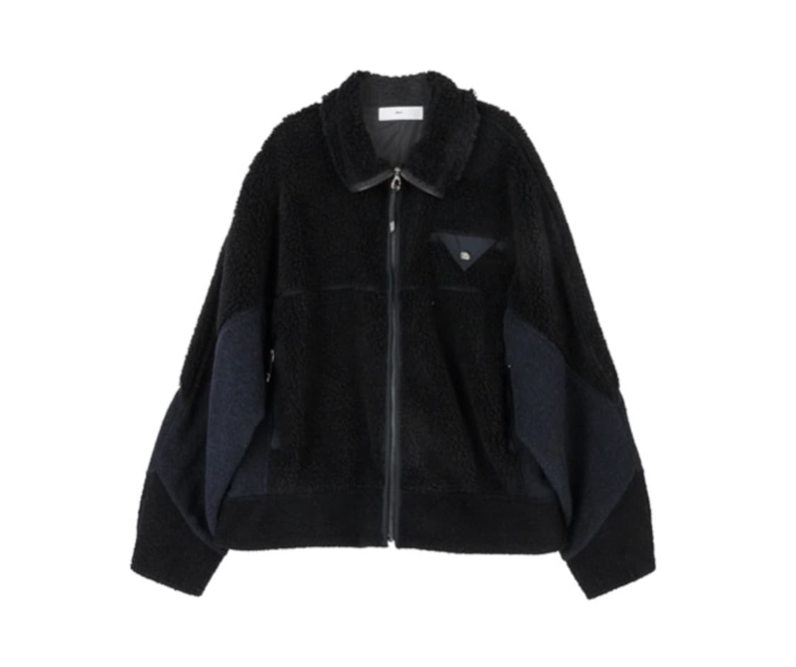 토가 울 져지 블루종 블랙 판매합니다 상품이미지2