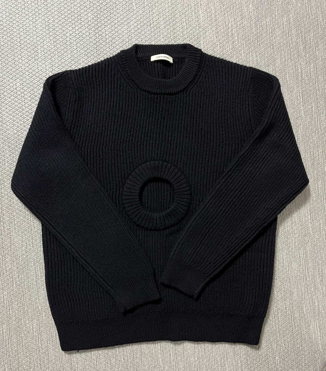 [M] Craig Green 컷 아웃 디테일 울 니트 상품이미지1