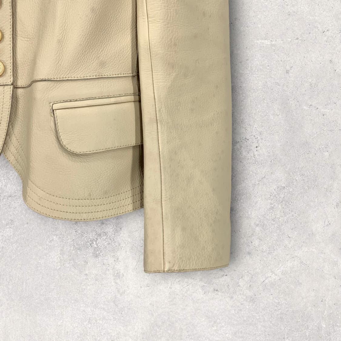 나오 타케코시 램스킨 6버튼 블레이저 상품이미지4